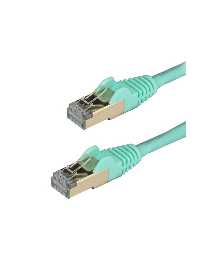 Startech Patchcord kat.6A STP 2m Błękitny (6ASPAT2MAQ)