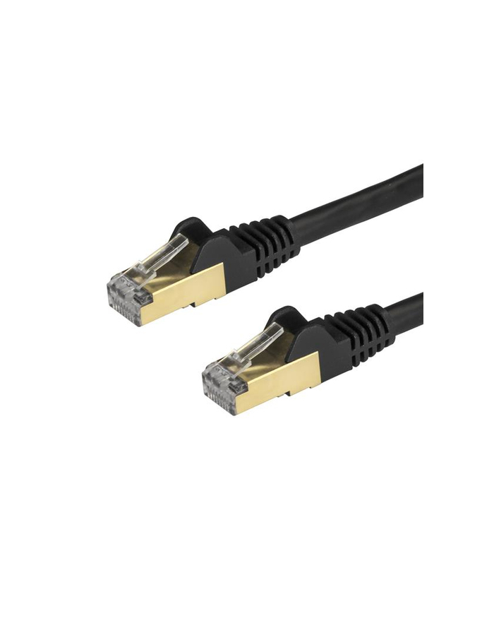 Startech Patchcord kat.6A STP 3m Czarny (6ASPAT3MBK)