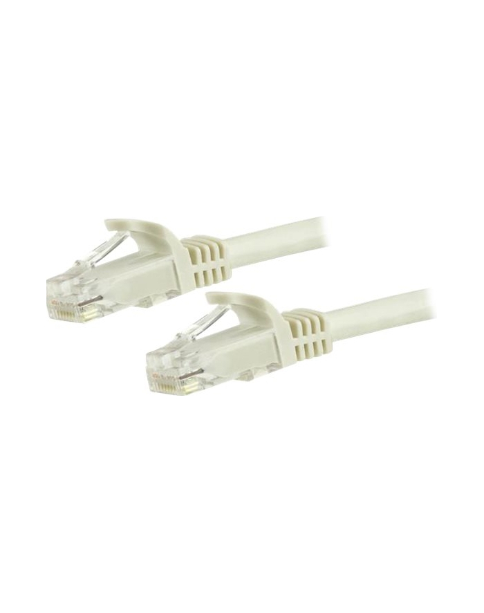 Startech.COM 7.5 M CAT6 CABLE - WHITE PATCH CORD - SNAGLESS - ETL VERIFIED - PATCH CABLE - 7.5 M - WHITE  (N6PATC750CMWH)