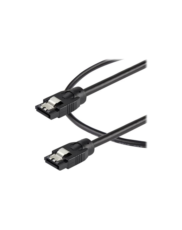 Startech.COM  0.6 M ROUND SATA CABLE - LATCHING CONNECTORS - 6GBS SATA CABLE - SATA CABLE - 60 CM  (SATRD60CM)