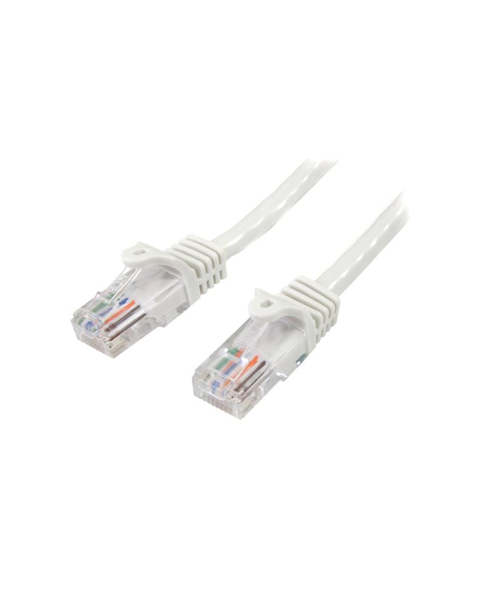 Startech RJ-45/RJ-45 kat.5e U/UTP 10m Biały (45PAT10MWH)