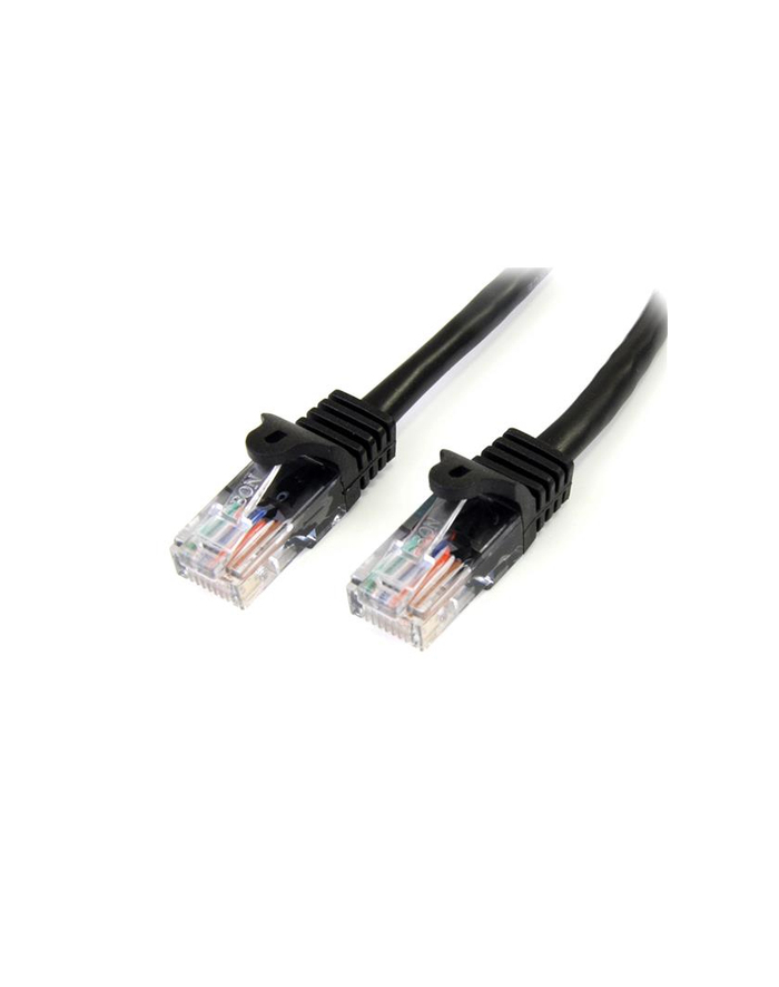 Startech RJ-45/RJ-45 kat.5e U/UTP 10m Czarny (45PAT10MBK)