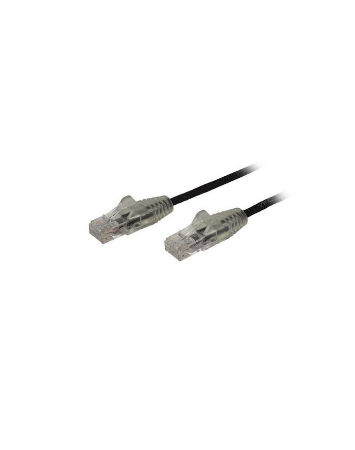 Startech.COM 2M CAT6 CABLE - BLACK SLIM CAT6 PATCH CORD - SNAGLESS - LSZH - PATCH CABLE - 2 M - BLACK N6PAT200CMBKS