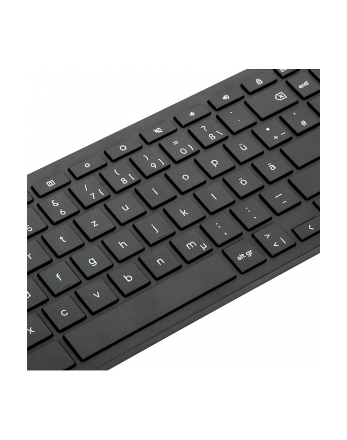 TARGUS AKB872DE Keyboards klawiatura Bluetooth QWERTZ Niemiecki Czarny