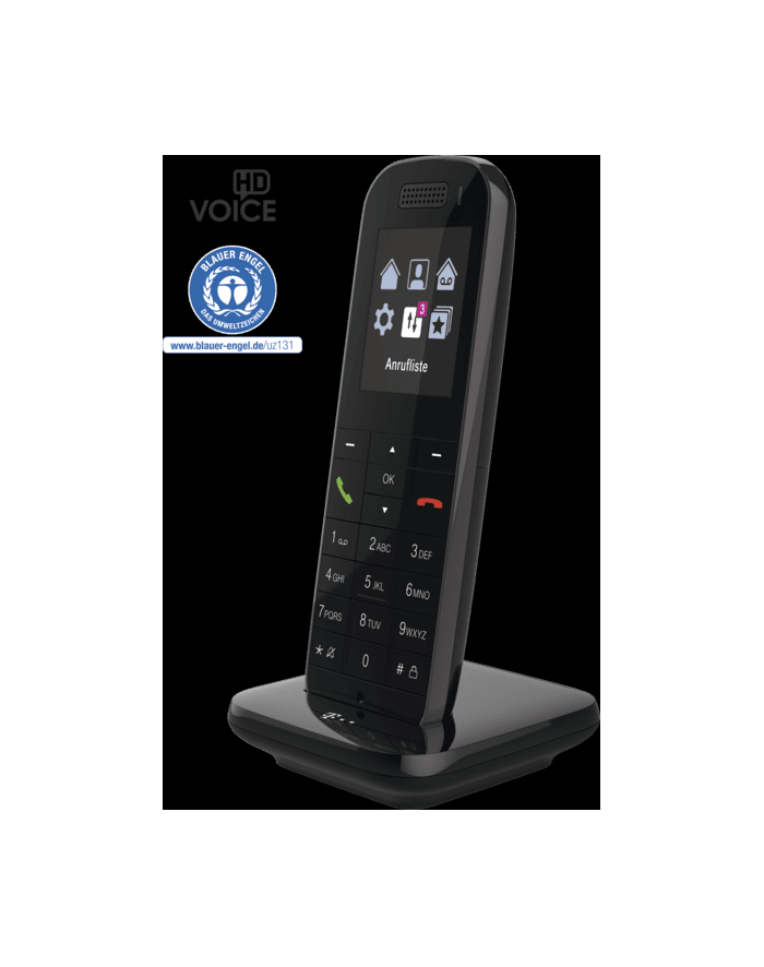 Telekom Speedphone 52, telephone Kolor: CZARNY