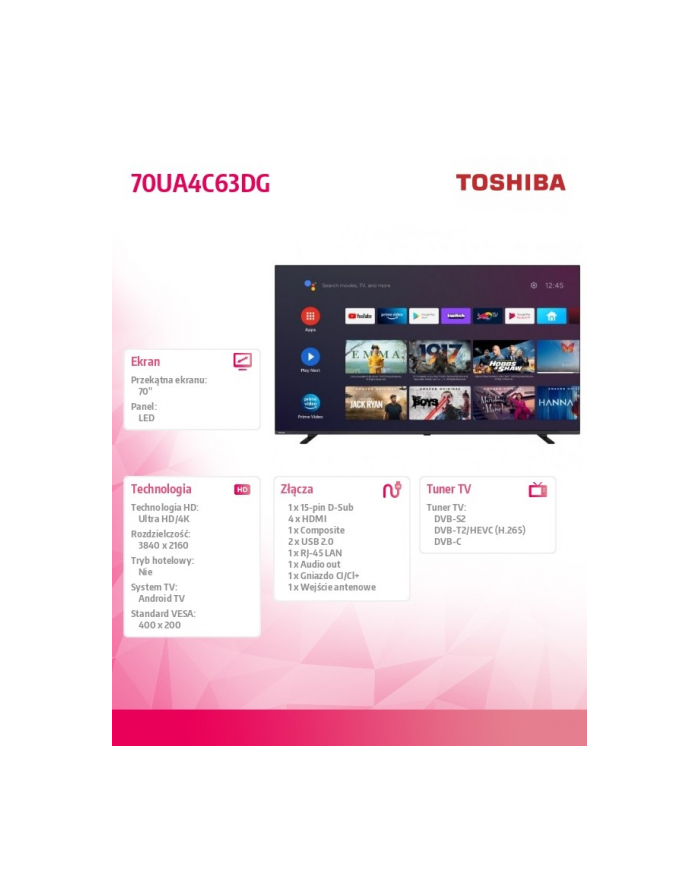 Toshiba 70UA4C63DG