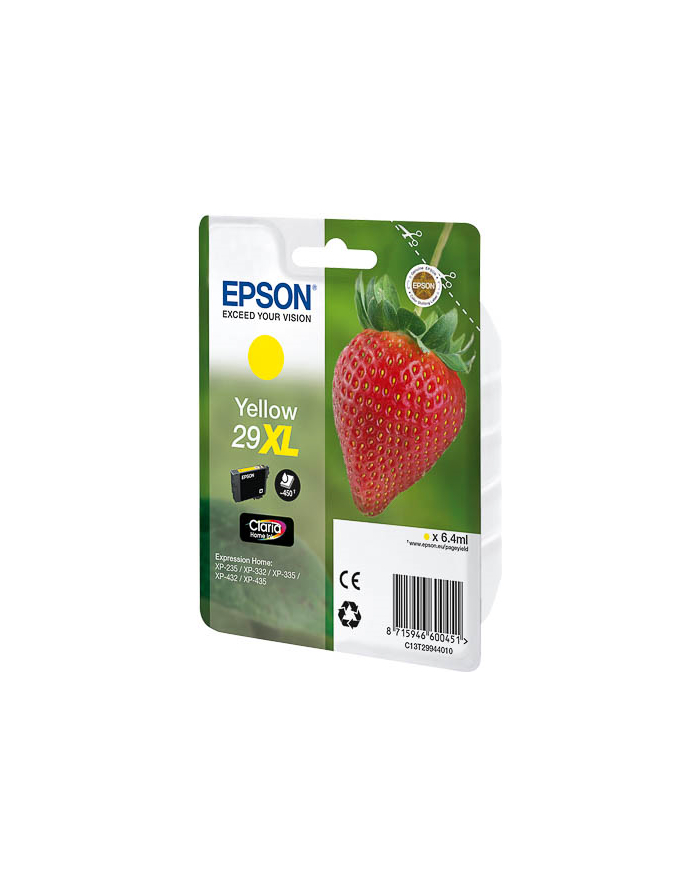 Tusz Epson C13T29944010 (oryginał T2994; 6.4 ml; żółty)