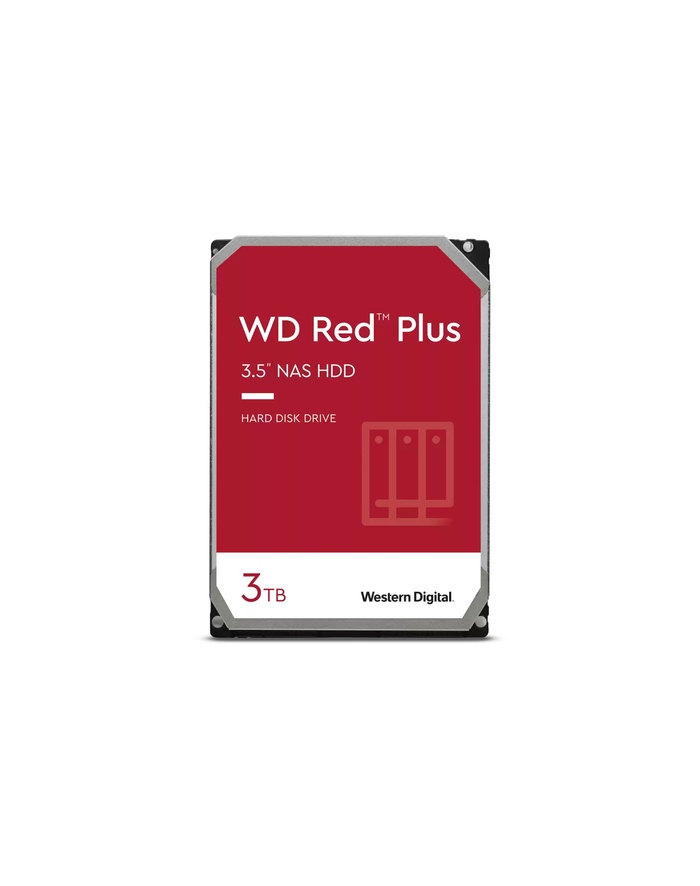western digital WD Red Plus 3TB SATA 6Gb/s 3.5inch 258MB cache internal HDD Bulk