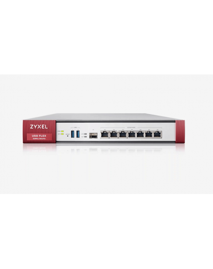 zyxel USGFLEX200-EU0102F USG Flex Firewall 10/100/1000 2xWAN 4xLAN/DMZ 1xSFP 2xUSB 1 Yr UTM bundle