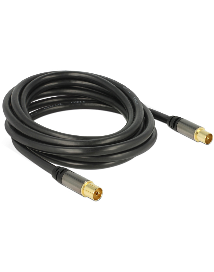 Delock Kabel Kabel ANTENOWY TV M/F IEC RG-6/U 3M - 88924