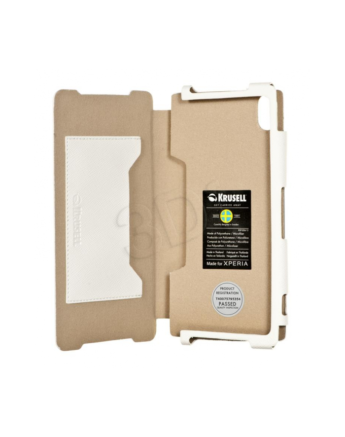 KRUSELL SONY XPERIA Z2 FLIPCASE MALMO WHITE