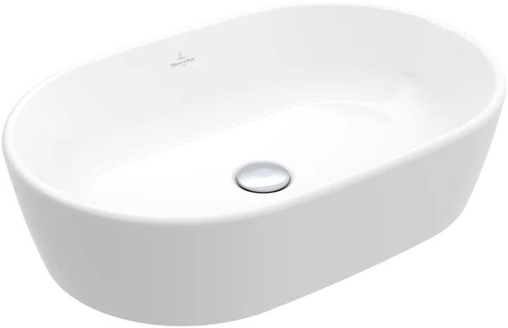 Villeroy & Boch Architectura umywalka 60x40 cm nablatowa owalna Weiss Alpin 5A266001