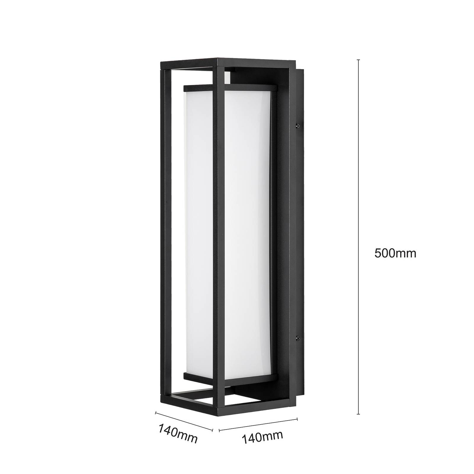 Lucande Banetti kinkiet zewnętrzny LED, 50 cm