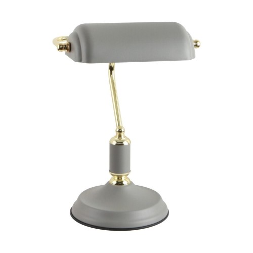 Roma lampa stołowa 1-punktowa szara/złota A2048-GR