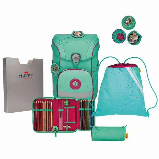 DerDieDas ErgoFlex Easy Zestaw tornistra peppermint pony