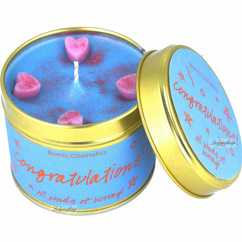 Bomb Cosmetics - Congratulations! - Świeca zapachowa w puszce - GRATULACJE!
