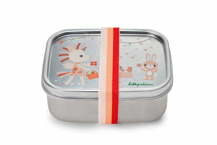 Lunchbox ze stali nierdzewnej Szczęśliwy Jednorożec Lena Lilliputiens