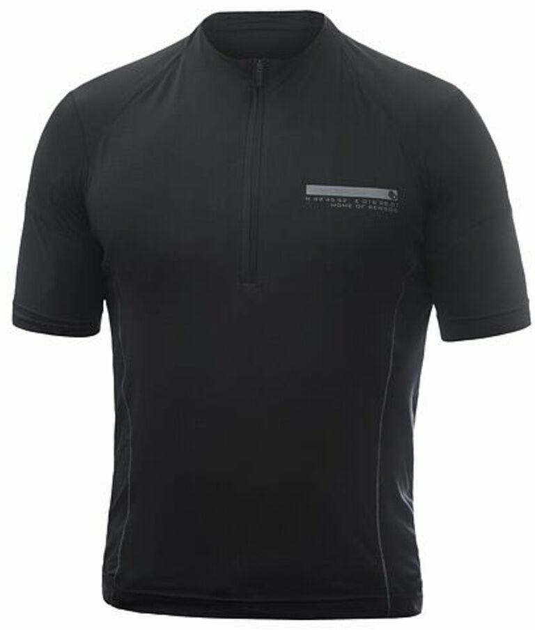 Bluzy na rower - Męski rowerowy bluza Sensor Coolmax Entry true black - grafika 1