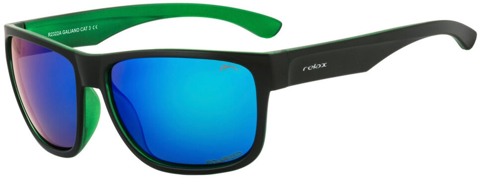 Okulary przeciwsłoneczne Relax Galiano R2322A R6 Zielony