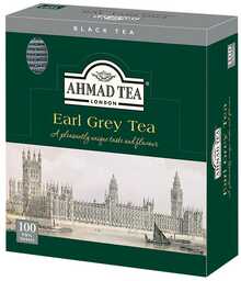Herbata czarna ekspresowa Ahmad Tea Earl Grey - 100tb kopertowana 200g