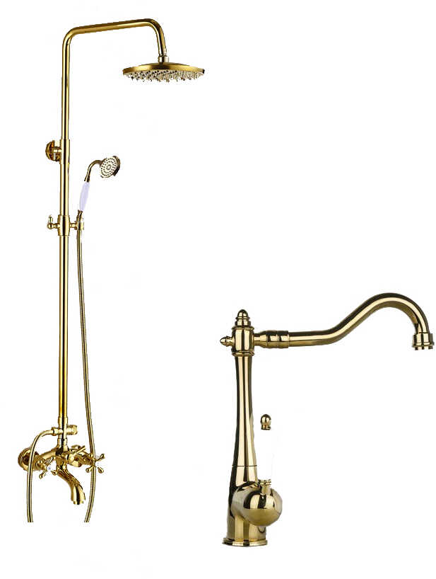 ZESTAW bateria prysznicowa IMEA + bateria umywalkowa SYLVANIA
