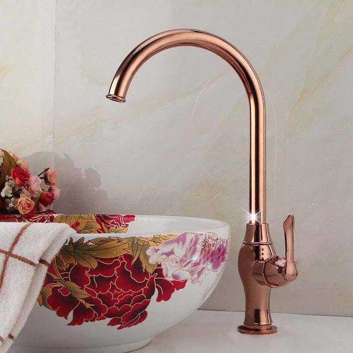 Bateria umywalkowa retro ASTERIA miedziana