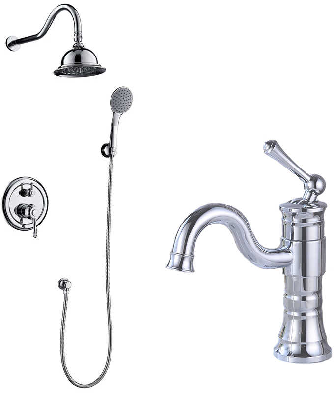 ZESTAW bateria prysznicowa ORA + bateria umywalkowa HEMES