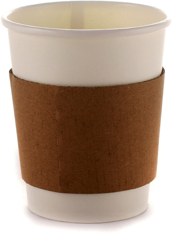 Owijka opaska ochronna na kubek do kawy 300-400 ml, 100 sztuk