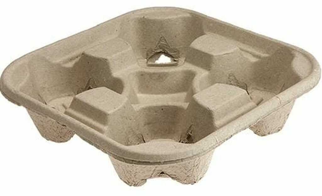 Wytłoczka, podstawka, holder pod 4 kubki PAP TO-GO, 1 sztuka