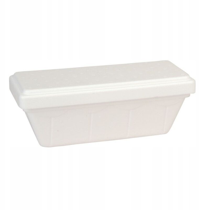 Pojemnik styropianowy termoizolacyjny na lody poj. 500g = 650ml, 1 sztuka