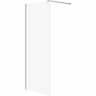 Cersanit S161-005 KABINA PRYSZNICOWA WALK-IN MILLE CHROM 80X200 SZKłO TRANSPARENTNE