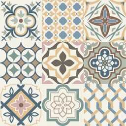 Gres szkliwiony REMILY multicolor mat 59,8x59,8 gat. II