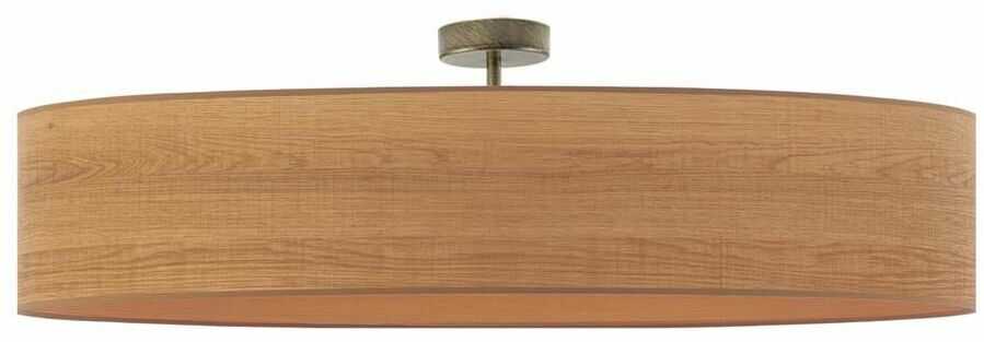 LAMPA SUFITOWA DO SALONY 100 CM LINDA ECO DĄB SOBONA 3-5xE27