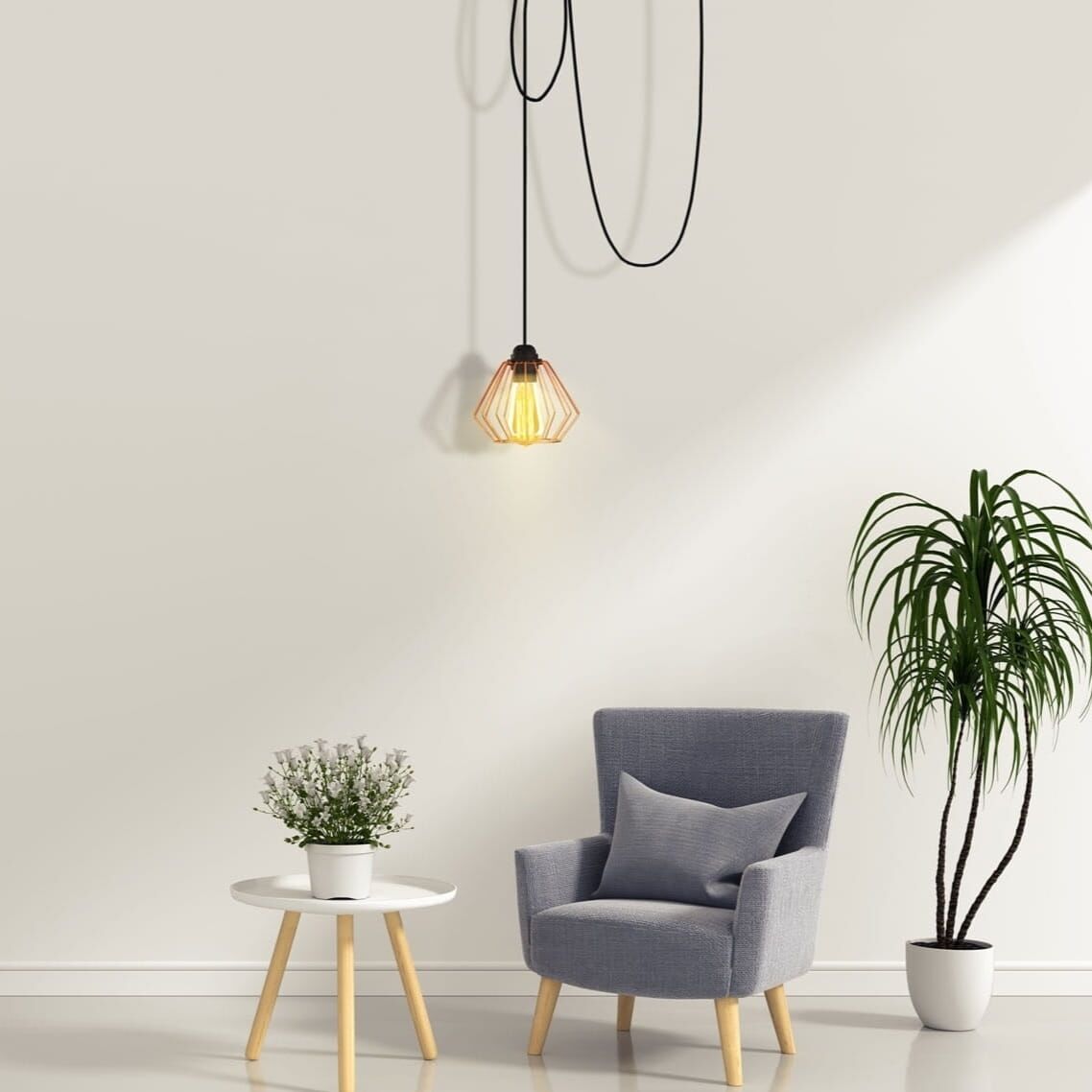 LAMPA DRUCIANA PAJĄK NEL LOFT L1 W STYLU LOFT