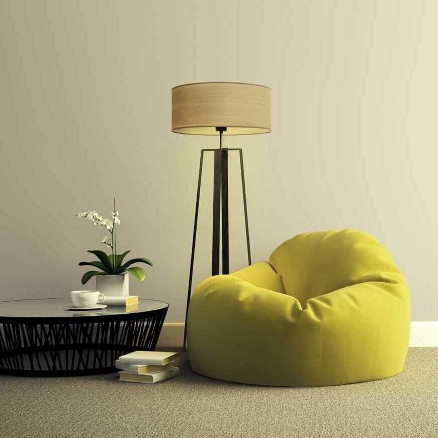 LAMPA PODŁOGOWA DO SALONU W STYLU BOHO KATE ECO