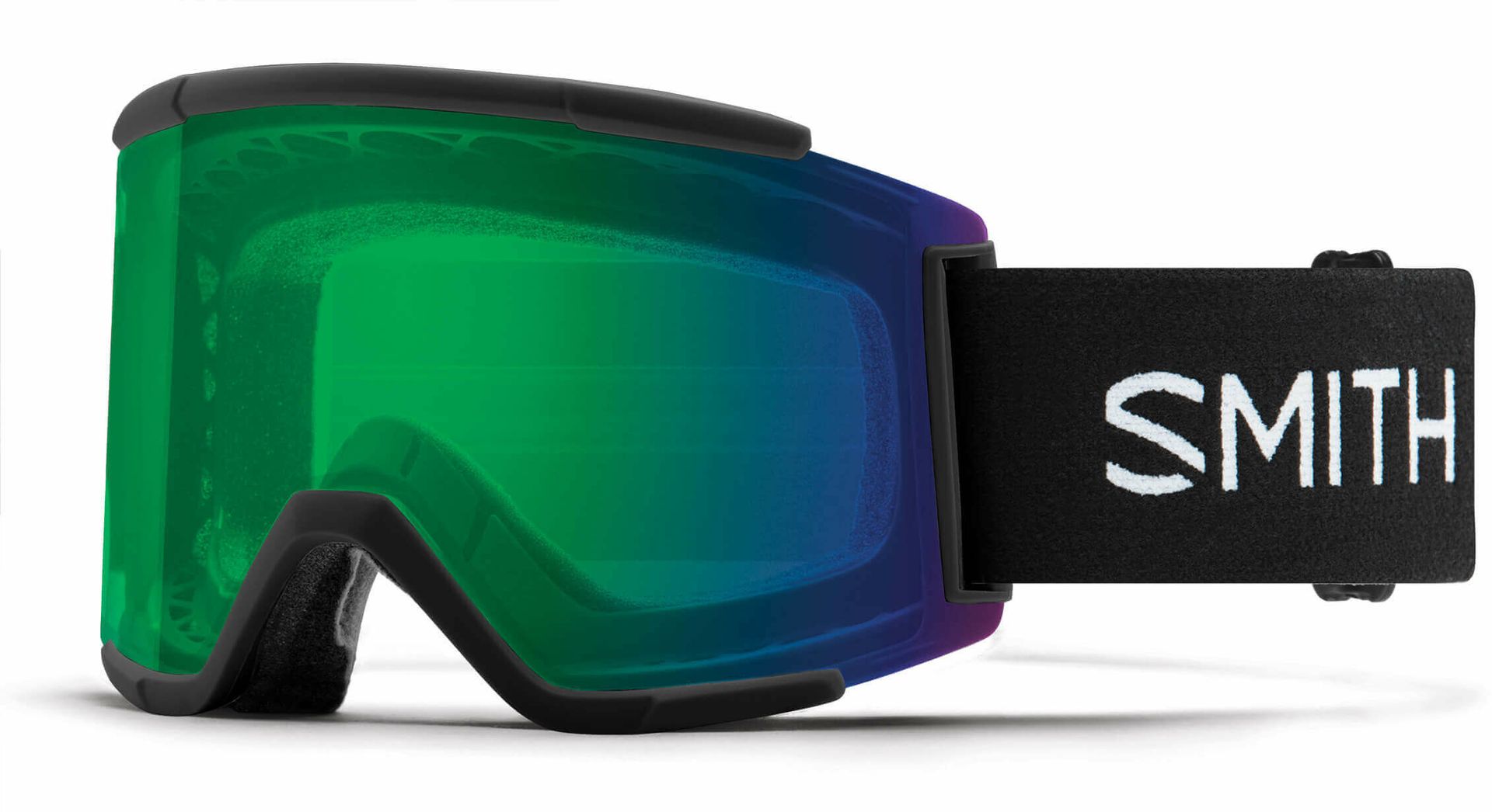 SMITH SQUAD XL Black ChromaPop Everyday Green Mirror + ChromaPop Storm Rose Flash 2023