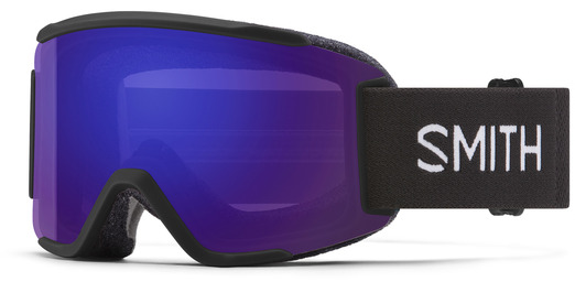 SMITH SQUAD S Black ChromaPop Everyday Violet Mirror + Clear 2023