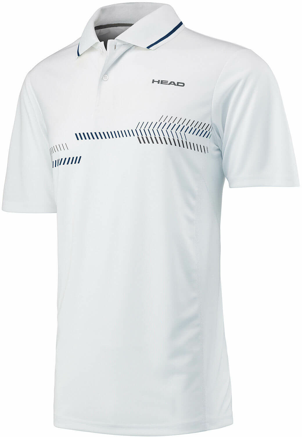 Polo HEAD CLUB TECHNICAL POLO SHIRT White/Navy - S