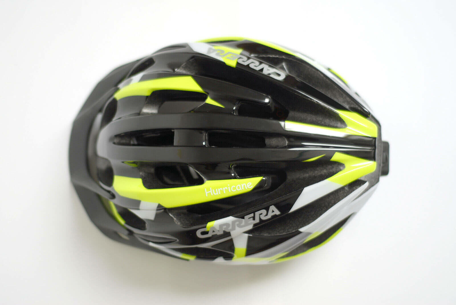 Kask CARRERA Hurricane Black Lime Shiny roz 54-57 - 54-57