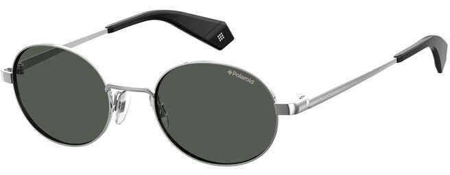 Polaroid PLD 6066/S Silver Black / Grey Polarized