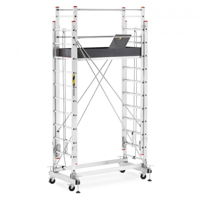 Rusztowanie aluminiowe jezdne wysuwane HIGHER 2x11