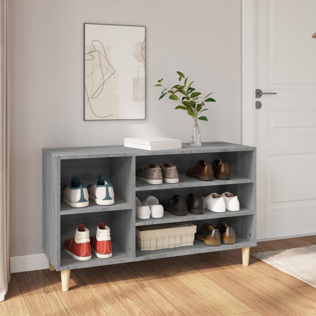 Szafka na buty, szary dąb sonoma, 102x36x60 cm