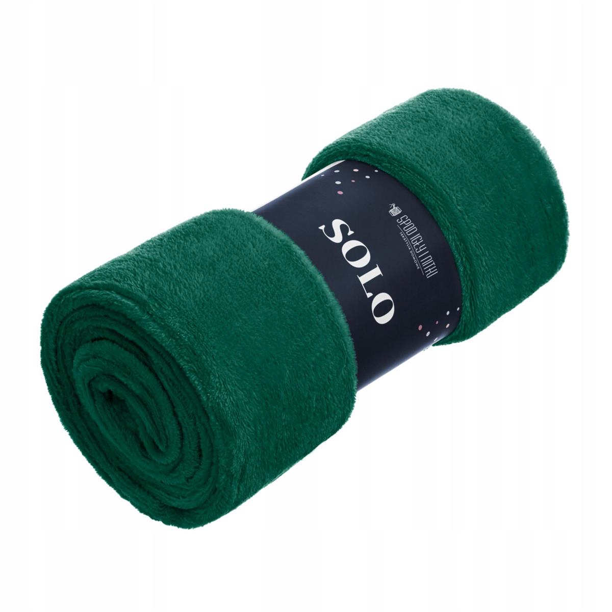 Koc 75 x 150 Mikrofibra Solo Butelkowy