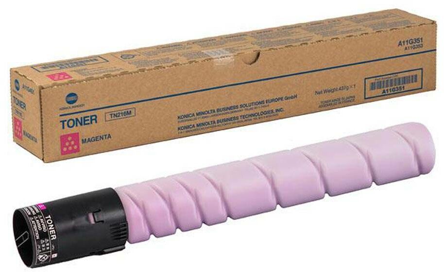 Toner Oryginalny Konica Minolta Bizhub C220 C280 TN216M Magenta