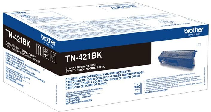 Toner Oryginalny Brother HL-L8260CDW HL-L8360CDW DCP-L8410CDW MFC-L8690CDW TN-421BK Czarny