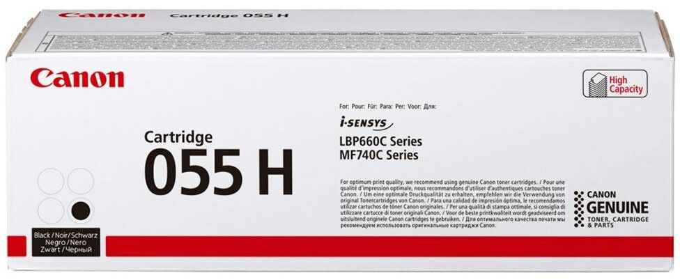 Toner Oryginalny Canon i-SENSYS LBP663CDW LBP664CX CRG-055HBK Czarny