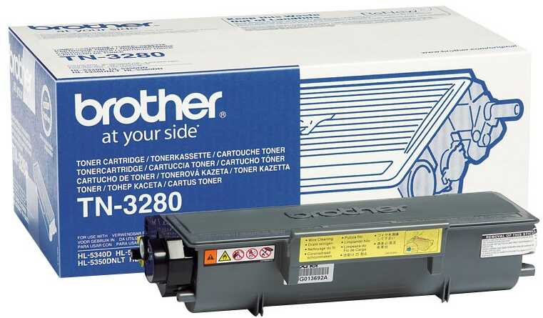 Toner Oryginalny Brother HL-5340DL HL-5350DN DCP-8070D MFC-8370DN TN-3280