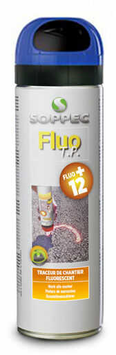 Farba FLUO TP w aerozolu niebieska