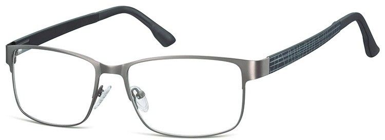 Sunoptic Elastyczne oprawki okularowe zerówki 610 grafitowe