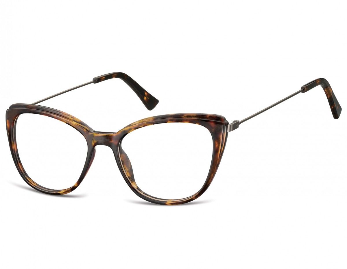 Sunoptic Okulary oprawki zerówki korekcyjne Kocie Oczy AC8D szylkret